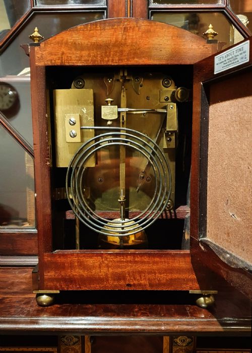 VICTORIAN FUSEE BRACKET CLOCK - ADDITIONAL PHOTO 2