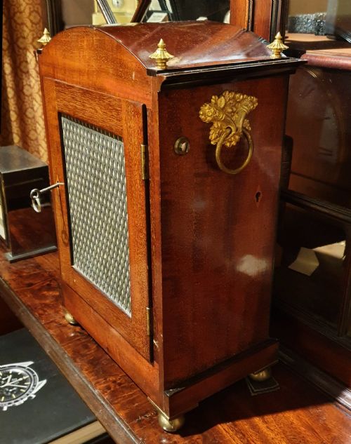 VICTORIAN FUSEE BRACKET CLOCK - ADDITIONAL PHOTO 3