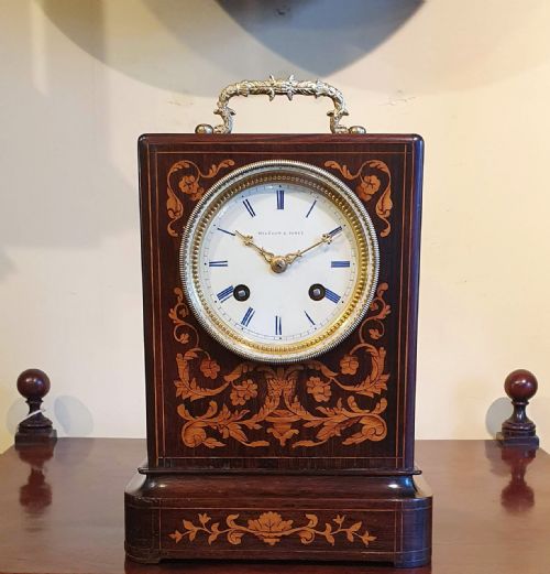 MANTEL CLOCK BY MALECOT OF PARIS - ADDITIONAL PHOTO 3