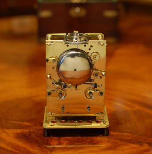 FINE CARRIAGE CLOCK WITH CALENDAR - ADDITIONAL PHOTO 1