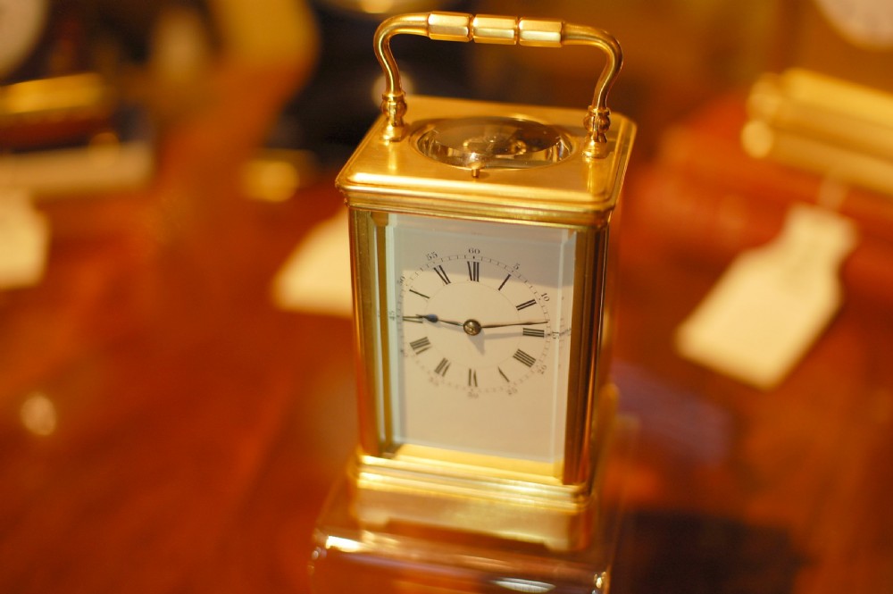 Carriage clock by Henri Jacot . View III