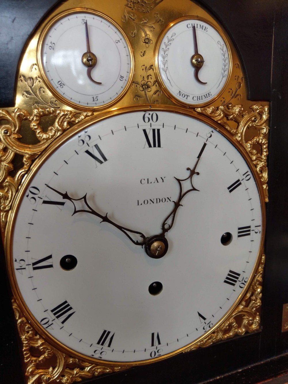 Very rare Verge Bracket clock  View VII