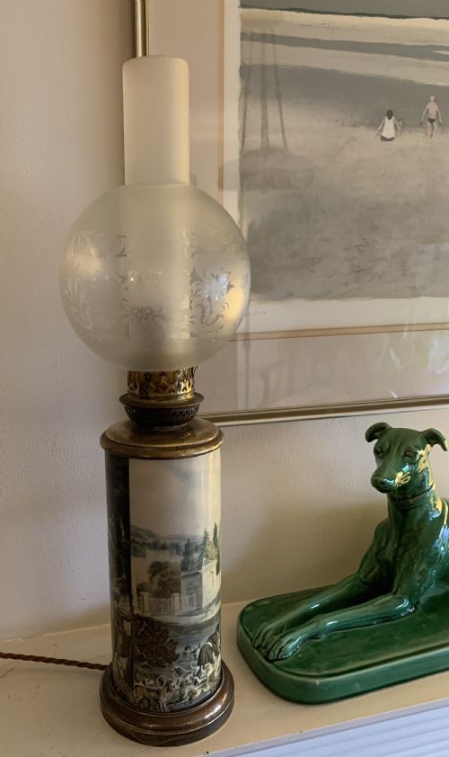 FRENCH OIL LAMP 1900 - ADDITIONAL PHOTO 5