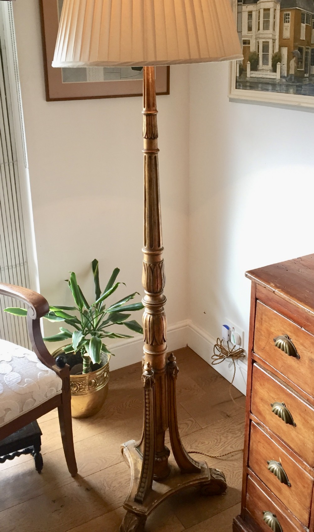 La Belle Epoque Standard Lamp Giltwood