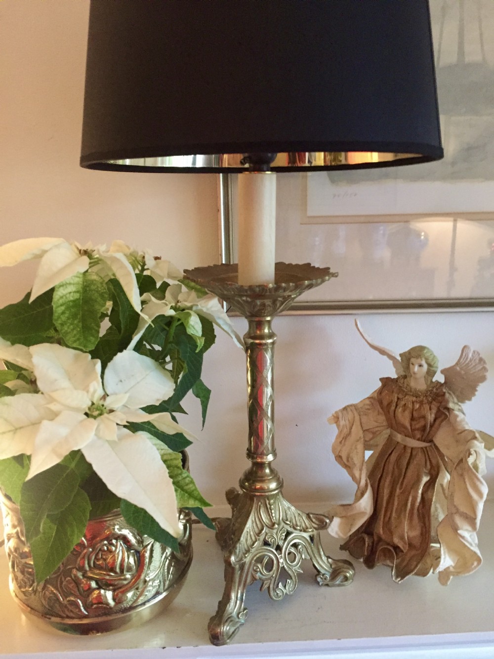 19th Century Table Lamp in Bronze