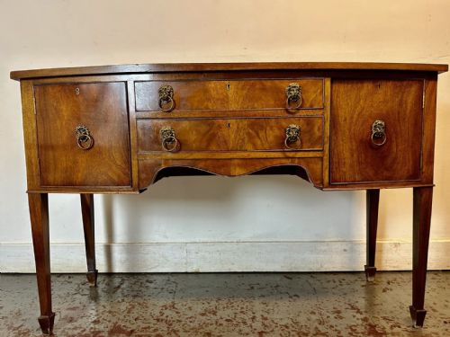 A Rare & Beautiful 120 Year Old Victorian Antique Mahogany Sideboard. C1900