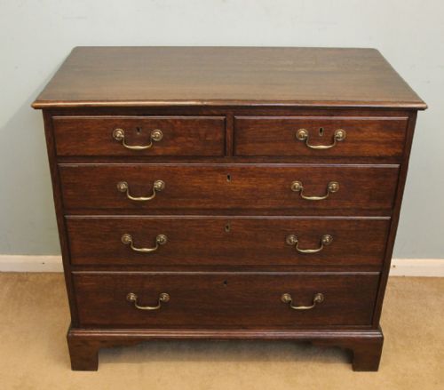 Antique 19th Century Oak Chest Drawers