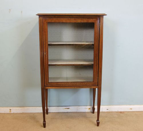 Antique Inlaid Display Cabinet
