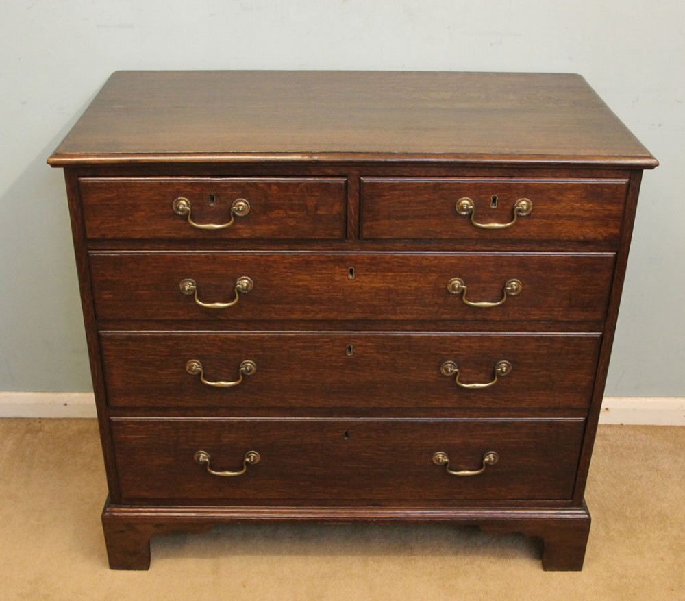 Antique 19th Century Oak Chest Drawers