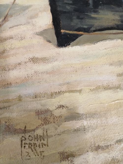LOVELY NAUTICAL OIL FROM ST IVES - ADDITIONAL PHOTO 2