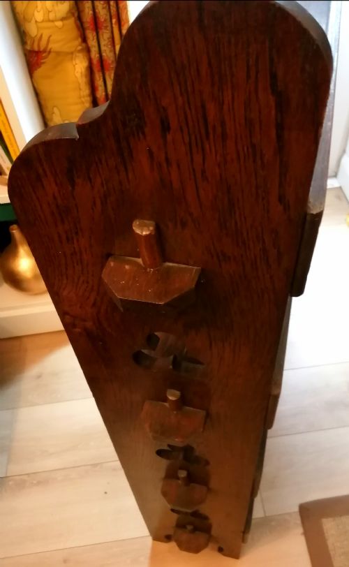 ARTS AND CRAFTS LIBERTY'S SEDLEY FOUR TIER OPEN BOOKCASE1900 - ADDITIONAL PHOTO 3