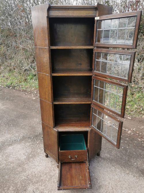 UNUSUAL MINTY OF OXFORD CORNER BOOKCASE - ADDITIONAL PHOTO 2