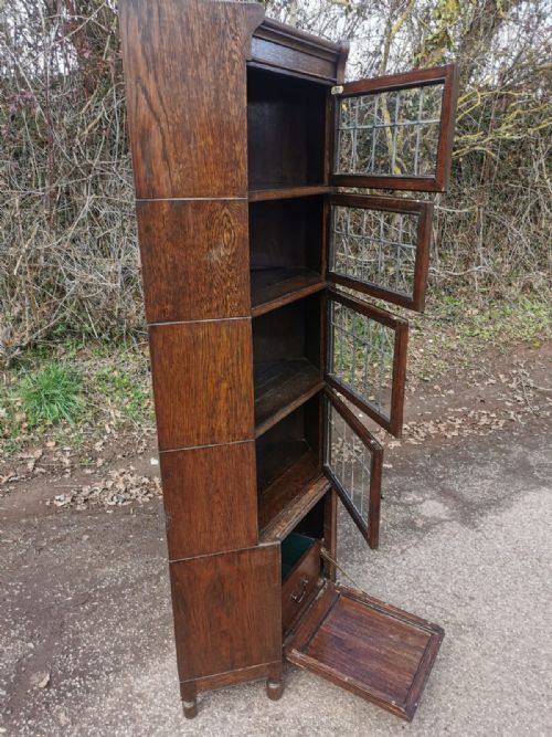 UNUSUAL MINTY OF OXFORD CORNER BOOKCASE - ADDITIONAL PHOTO 4