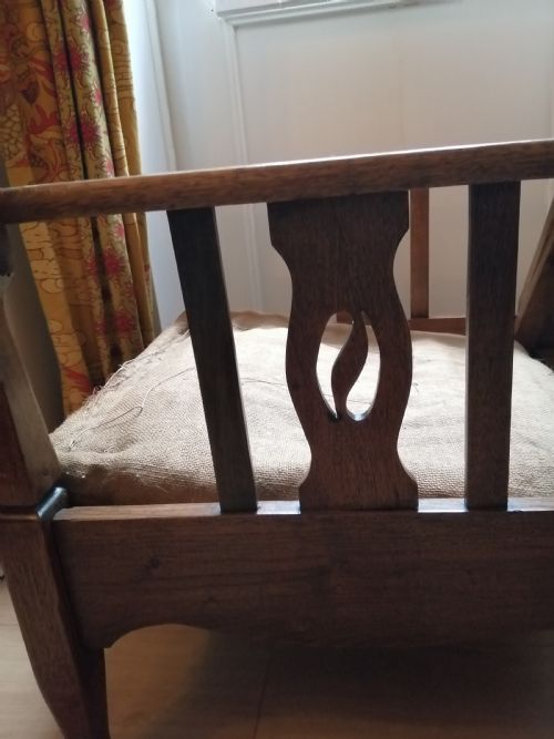 PAIR OF FINE ARTS AND CRAFTS ADJUSTABLE ARMCHAIRS - ADDITIONAL PHOTO 6