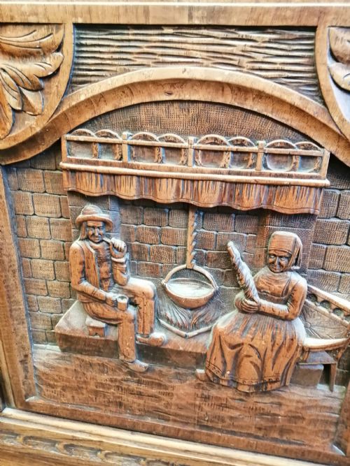 A FINE FRENCH CARVED COUNTRY CABINET - ADDITIONAL PHOTO 7
