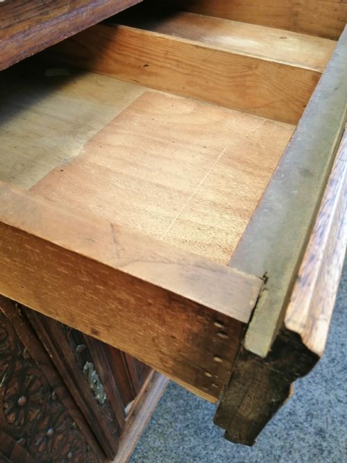 A FINE FRENCH CARVED COUNTRY CABINET - ADDITIONAL PHOTO 8