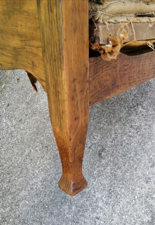 PAIR OF FINE ARTS AND CRAFTS ADJUSTABLE ARMCHAIRS - ADDITIONAL PHOTO 4