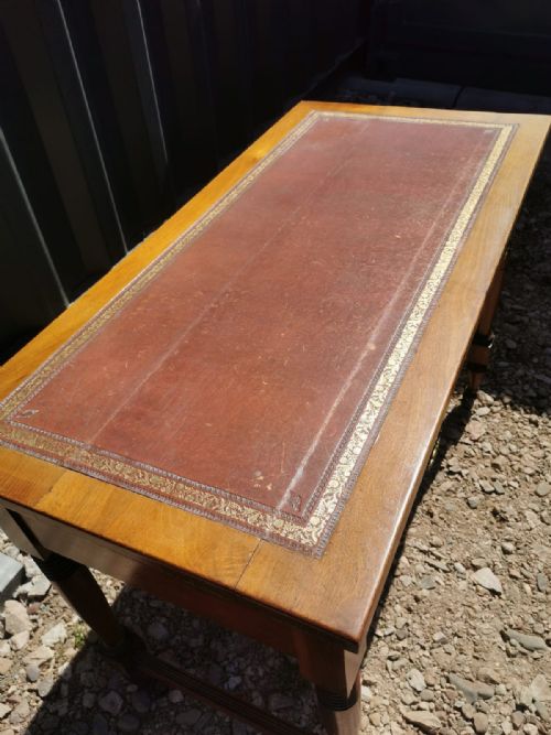 ART'S AND CRAFTS WALNUT WRITING TABLE - ADDITIONAL PHOTO 5