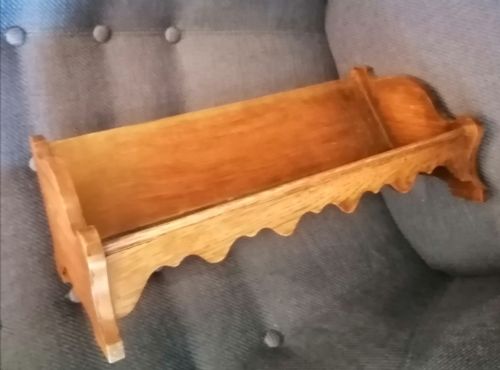 ART'S AND CRAFTS OAK BOOK TROUGH - ADDITIONAL PHOTO 3