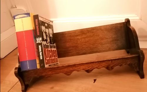 ART'S AND CRAFTS OAK BOOK TROUGH - ADDITIONAL PHOTO 5