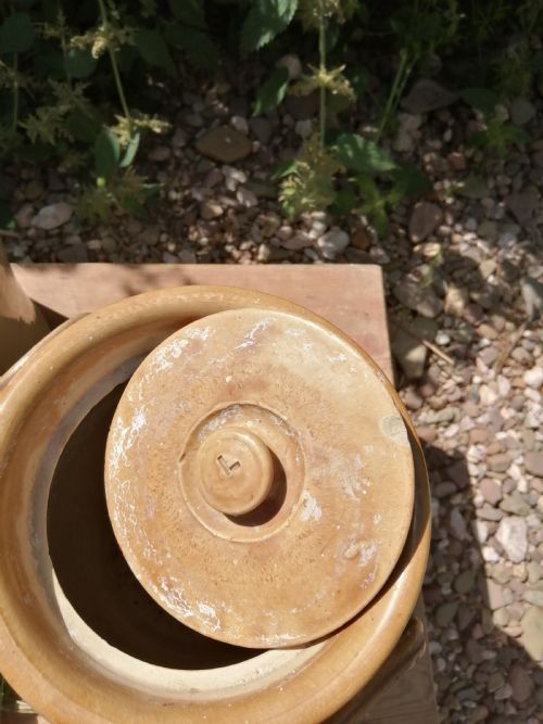 3 VICTORIAN STONEWARE STORAGE JARS - ADDITIONAL PHOTO 1
