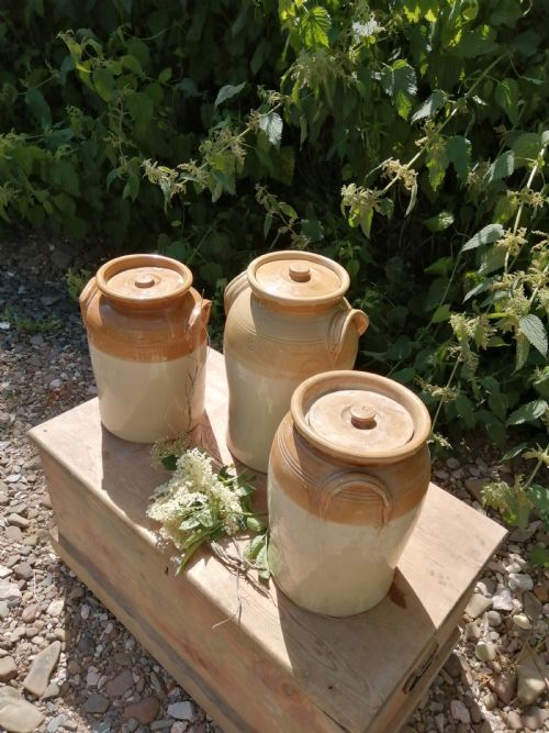 3 VICTORIAN STONEWARE STORAGE JARS - ADDITIONAL PHOTO 9
