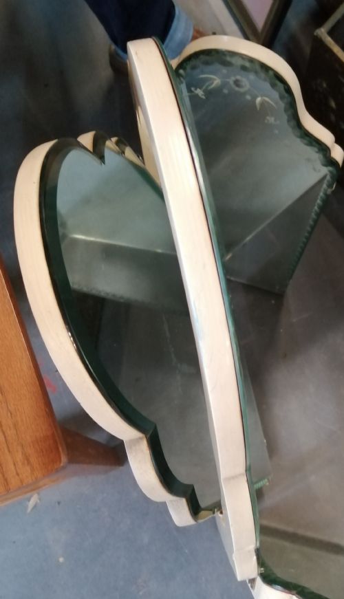 ART DECO TRYPTIC MIRROR - ADDITIONAL PHOTO 2