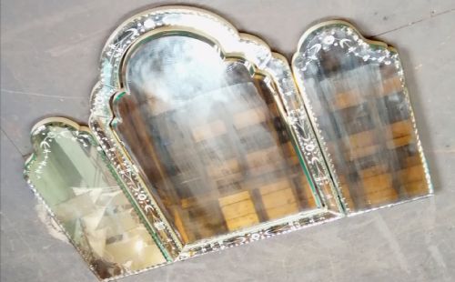 ART DECO TRYPTIC MIRROR - ADDITIONAL PHOTO 3