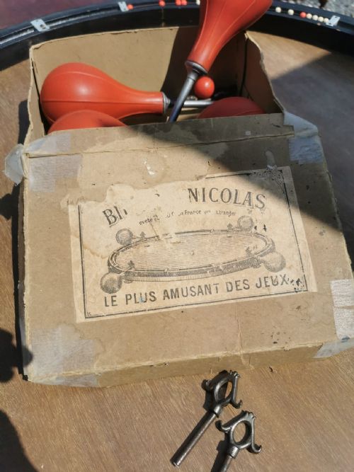 ANTIQUE FRENCH TABLE TOP GAME - ADDITIONAL PHOTO 1