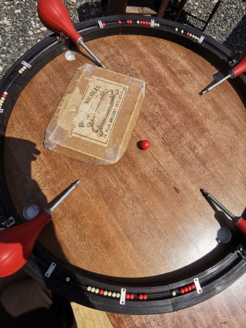 ANTIQUE FRENCH TABLE TOP GAME - ADDITIONAL PHOTO 3