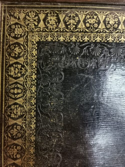A REGENCY ROSEWOOD EBONY AND BRASS INLAID WRITING SLOPE - ADDITIONAL PHOTO 7