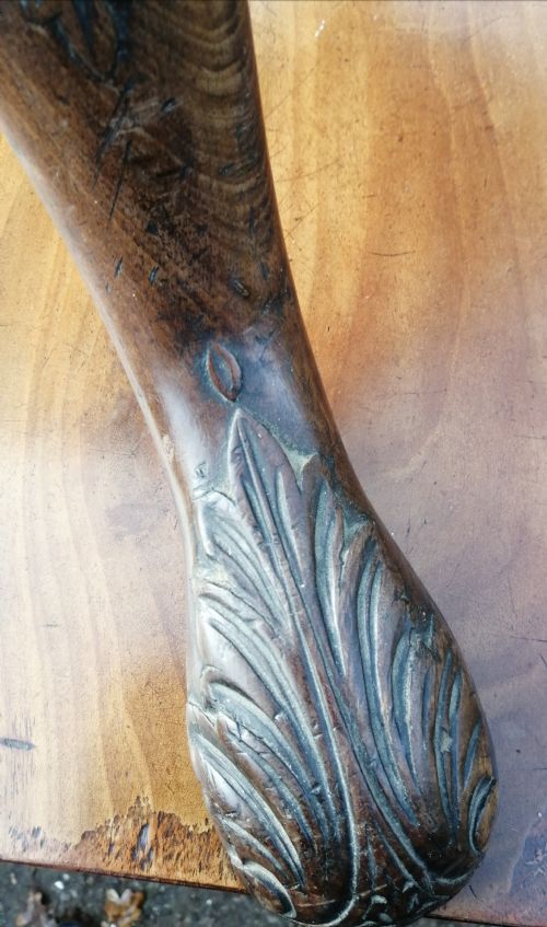FINE 18C CARVED IRISH COFFEE TABLE - ADDITIONAL PHOTO 11