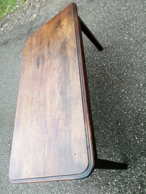 EDWARDIAN MAHOGANY LARGE SIZED COFFEE TABLE - ADDITIONAL PHOTO 3