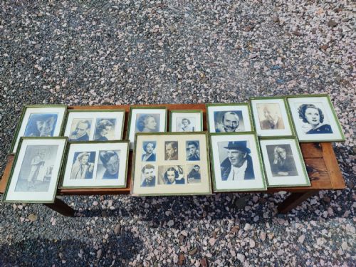 12 original autographed theatre photographs - CATEGORY: ANTIQUE ART - DATED 1930