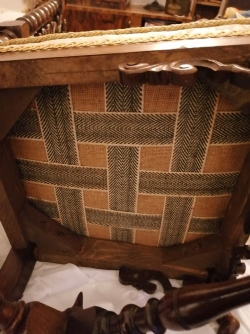 AN ANTIQUE WILLIAM IV ROSEWOOD OCCASIONAL CHAIR - ADDITIONAL PHOTO 11