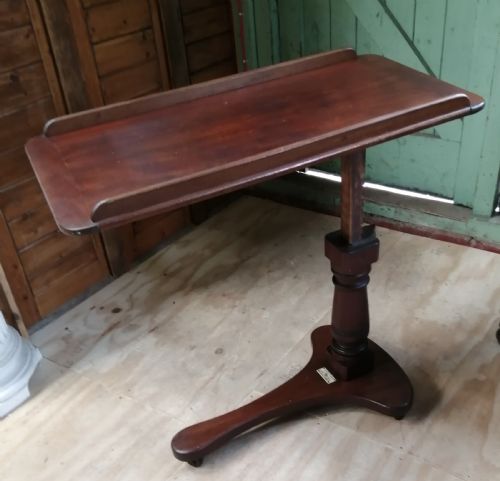victorian carter's of london adjustable reading table - CATEGORY: ANTIQUE TABLES - DATED 1870