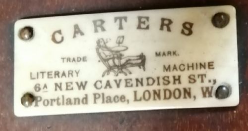 VICTORIAN CARTER'S OF LONDON ADJUSTABLE READING TABLE - ADDITIONAL PHOTO 2
