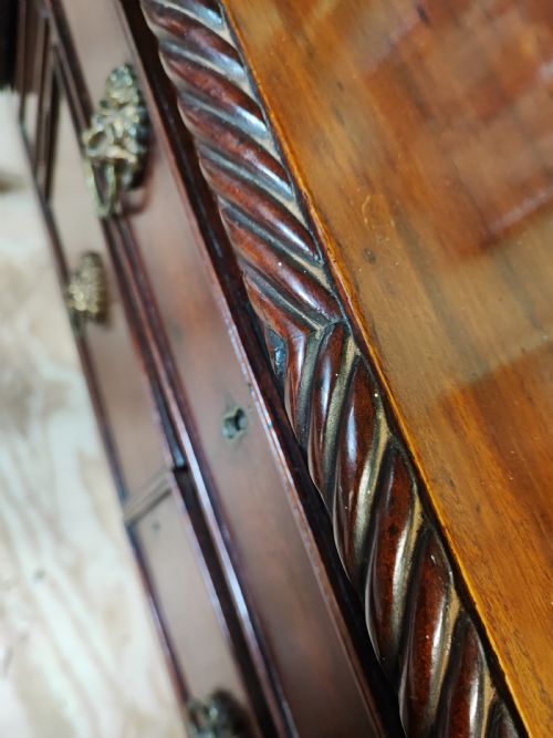 AN IRISH REGENCY MAHOGANY SERVER SIDEBOARD - ADDITIONAL PHOTO 6