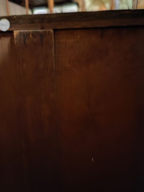 ANTIQUE SMALL OAK CHEST OF DRAWERS - ADDITIONAL PHOTO 7
