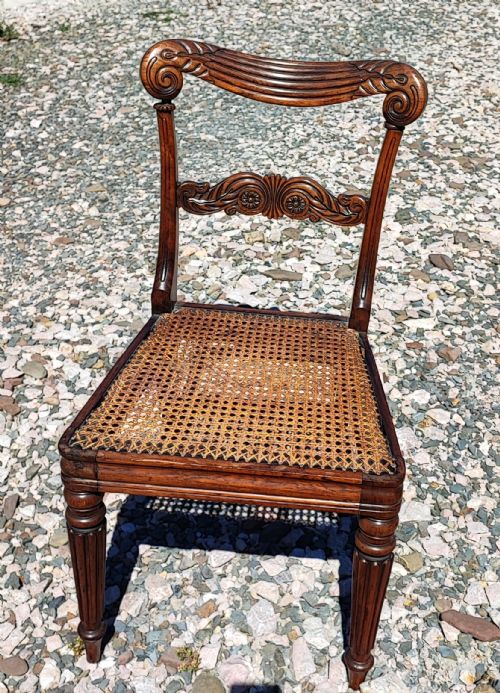 a regency rosewood side or occasional chair by gillows - CATEGORY: ANTIQUE CHAIRS - DATED REGENCY