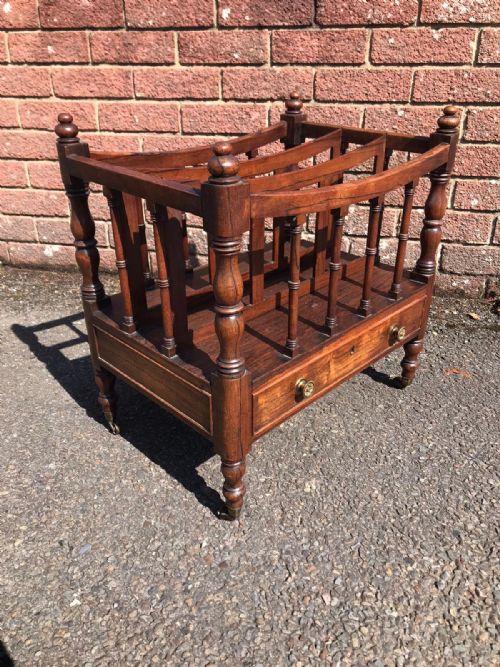 a fine regency rosewood canterbury - CATEGORY: ANTIQUE FURNITURE - DATED REGENCY