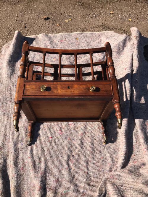 A FINE REGENCY ROSEWOOD CANTERBURY - ADDITIONAL PHOTO 2