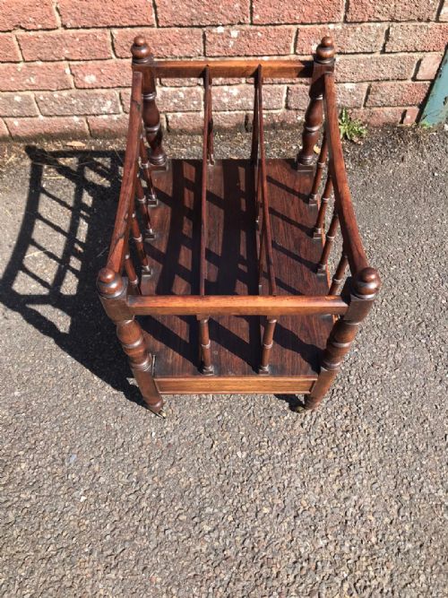 A FINE REGENCY ROSEWOOD CANTERBURY - ADDITIONAL PHOTO 3