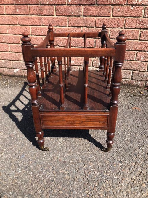 A FINE REGENCY ROSEWOOD CANTERBURY - ADDITIONAL PHOTO 6
