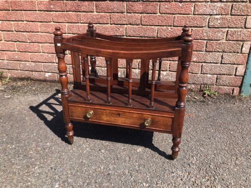 A FINE REGENCY ROSEWOOD CANTERBURY - ADDITIONAL PHOTO 7