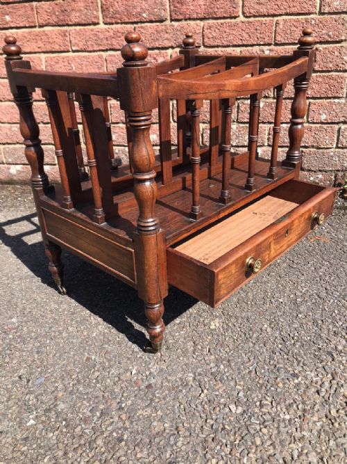 A FINE REGENCY ROSEWOOD CANTERBURY - ADDITIONAL PHOTO 8