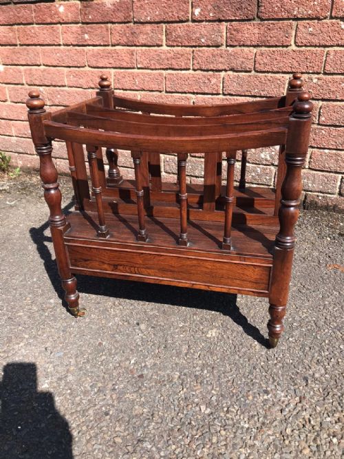 A FINE REGENCY ROSEWOOD CANTERBURY - ADDITIONAL PHOTO 9