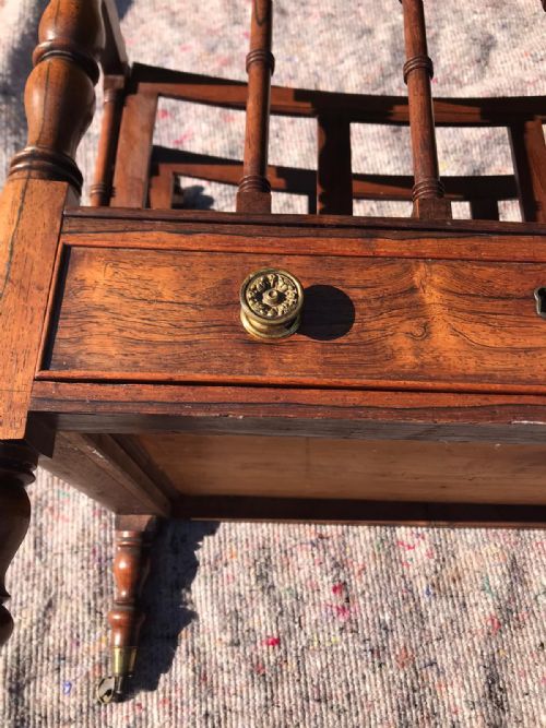 A FINE REGENCY ROSEWOOD CANTERBURY - ADDITIONAL PHOTO 10