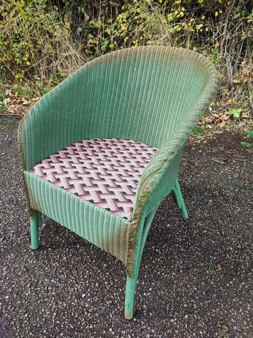 original lloyd loom chair - CATEGORY: ANTIQUE CHAIRS - DATED 1930