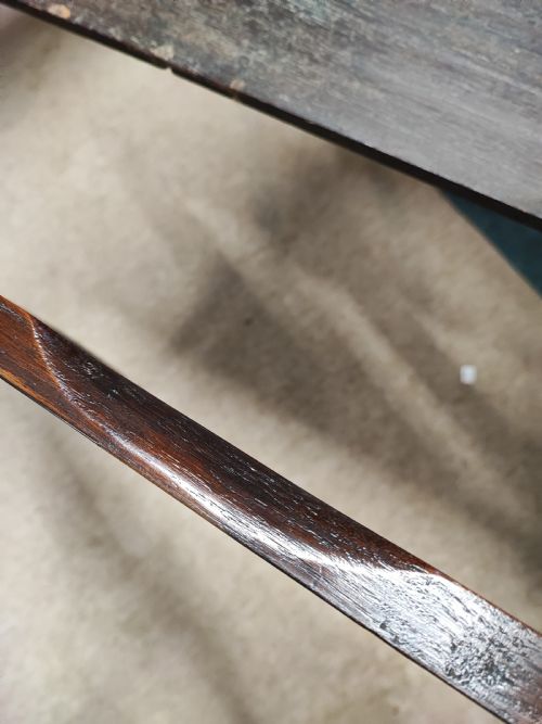 A FINE GEORGE LL RED WALNUT CONCERTINA TEA TABLE - ADDITIONAL PHOTO 7